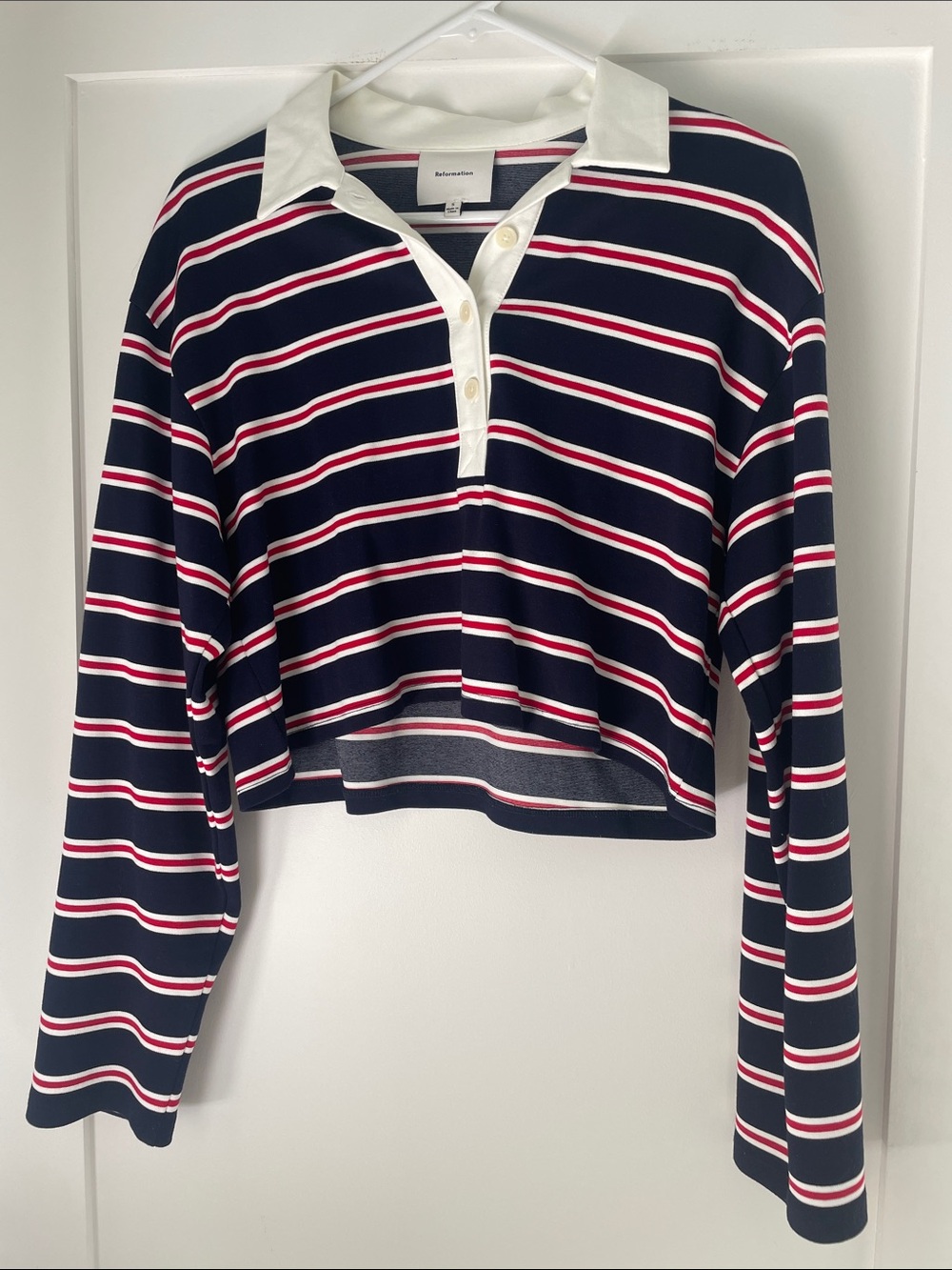 Reformation Anna Rugby Shirt - Picture 4 of 5